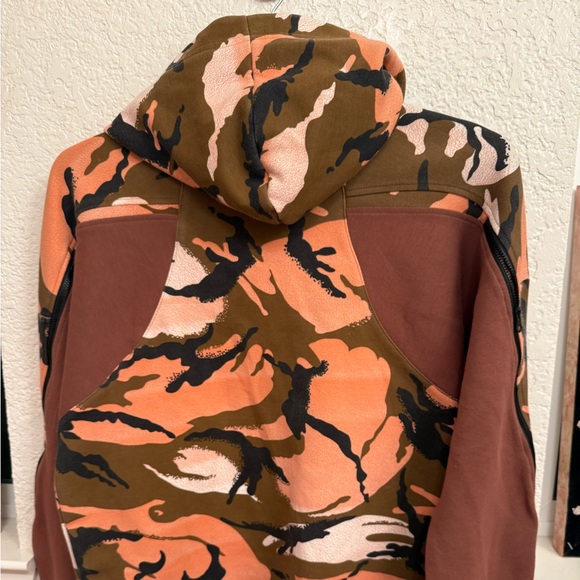 Adidas Men's Camouflage Sweater - Orange, Brown, and Black - Picture 10 of 15